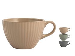 H&h set 6 tazze countryside jumbo stoneware cc 355