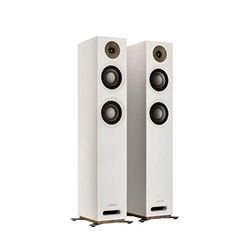 Jamo S 807 W par 200W Blanc Haut-Parleur - Hauts-parleurs (avec Fil, 200 W, 42-26000 Hz, 8 Ohm, Blanc)