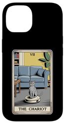 Carro Tarot Card Cat Robot Aspirador Gato Carcasa para iPhone 14