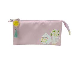 CYPBRANDS CyP Merk Molang pennenetui, schoolbenodigdheden, bloem, roze, officieel product, Roze, M