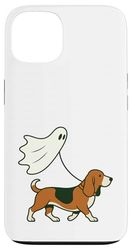 Flying Ghost Walking Bassett Hound - Dog Mom Dad Pet Case for iPhone 13