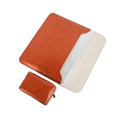 Afurdel Laptop Sleeve Bag Laptop Sleeve for 13 Inch Notebook iPad, Waterproof PU Leather Laptop Case Sleeve, Faux Leather Laptop Bag, Laptop Bag Case 13 Inch