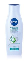 NIVEA Volume Wonder Shampoo rinforzante, volume shampoo con collagene ed estratto di bambù naturale, shampoo per capelli senza silicone per volume visibile e lucentezza brillante (400 ml)