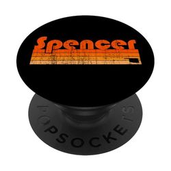 Spencer, Oklahoma, estilo retro de los años 80 PopSockets PopGrip Adhesivo