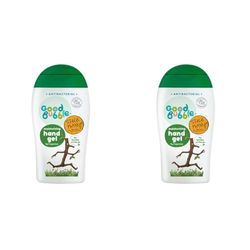 Good Bubble Stick Man Hand Gel for Kids - 100ml Travel Size Moisturising Antibacterial Hand Sanitiser for Children and Sensitive Skin - Fig Fragrance (Pack of 2)