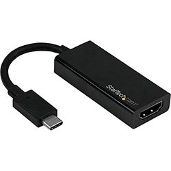 StarTech.com Adaptador Gráfico USB-C a HDMI 4K60Hz - Conversor de Vídeo USB Tipo C a HDMI - Compatible Thunderbolt 3 - Dongle (CDP2HD4K60)