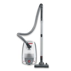 Severin Aspiradora de bolsa, 850 W, 4 litros, Nivel de ruido 74 dB A, Filtración HEPA 13, Longitud del cable 6 m, Incluye boquilla de parquet XL y 2 bolsas BC 7047