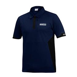 Sparco Polo Chaqueta, Azul, Estandar Unisex Adulto