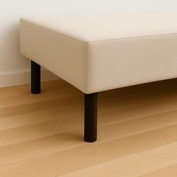 La Fabrique de Pieds AM20170033 Jeu de 4 Pieds de Lit Cylindres Bois Teinte Wengé 17 x 7 x 7 cm