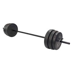BalanceFrom Set di pesi standard in vinile, 100 libbre, nero (VNL100)