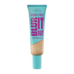 Rimmel London Kind & Free BLUR IT OUT Fondotinta Opacizzante, 103, True Ivory, Controllo effetto lucido per tutto il giorno, Make-up dal finish matte leggero, 30 ml