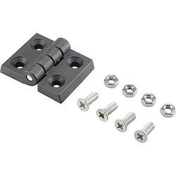 Basetech Bisagra de plástico, 60 x 45 x 8 mm, 60 mm, 1 unidad