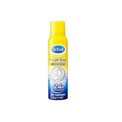 Dr. Scholl's Fresh Step Desodorante pés 150 ml, fórmula Tri-Active antitranspirante - neutraliza o odor e absorve a humidade