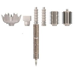 Shark FlexStyle 5-en-1 Air Styler & Sèche-cheveux, Boucleurs Auto-Wrap, Brosse Plate, Brosse Ovale, Concentrateur, Diffuseur, Étui de Rangement, sans Dommage Thermique, Champagne HD446SLEU