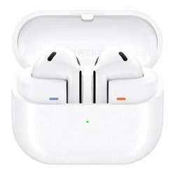 Samsung Galaxy Buds3 Draadloze Bluetooth Hoofdtelefoon, Active Noise Cancelling (ANC), Adaptive Noise Cancelling, In-ear hoofdtelefoon met 360 Audio, Wit, Incl. Anymode Clear Case