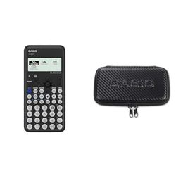 Casio FX-82CW Calcolatrice Scientifica con Oltre 290 Funzioni e Display Naturale HD a 4 Gradazioni di Grigio + Casio Copertura Protettiva per Calcolatrice Tecnica