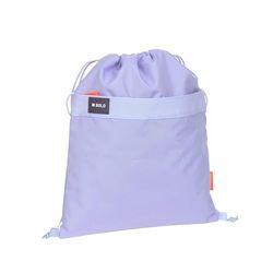 LÄSSIG Gymnastikväska för barn, sportväska med ryggsäcksfunktion/skolstring väska, djärv lavendel, Lavendel, modern