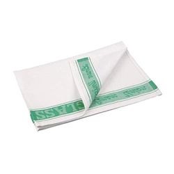 Vogue E912 Glass Cloth, Linen Union, 30" x 20", Green Border