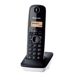 VoltShine Téléphone sans Fil Blanc avec Fonctions d'interphone, écran LCD et Mains Libres, idéal pour Un Usage Domestique et Professionnel.