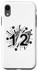 iPhone XR 12 Years Old Vintage number twelve 12th Birthday Party Case