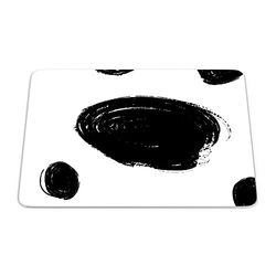 Bonamaison, Tappetino per mouse rettangolare con stampa digitale pop art, base antiscivolo, per ufficio e casa, dimensioni: 22 x 18 cm