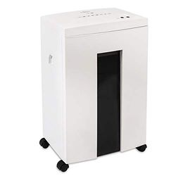 Wolverine SD9113 P4 High Security papierversnipperaar 18 vellen met 60 minuten looptijd, kruissnede voor zwaar papier, CD, ultrastille werking (wit)