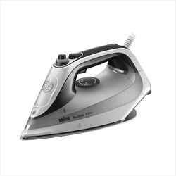 Braun Household SI7149WB TexStyle 7 Pro SI7149 WB Stoomstrijkijzer met Freeglide 3D-strijkzool, verticale stoom, 2900 watt, wit zwart