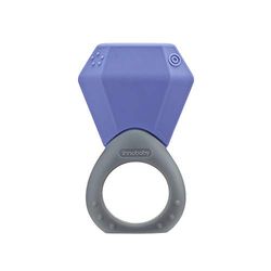Innobaby Siliconen Birthstone Ring Teether februari Amethyst, van