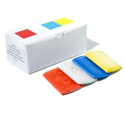 Trimz Tailors Chalks Assorted Colours 10 Chalks in a Box, 5x White, 2x Red, 2x Blue, 1x Yellow (Assorted)
