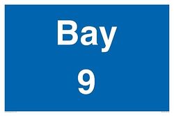 Bay 9 Sign - 600x400mm - A2L