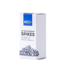 Schwalbe Aluminium spikset P/Cub 50 st överdrag, sport, flerfärgad (flerfärgad), en storlek