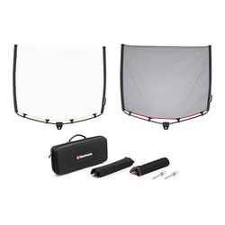Manfrotto Kit Rapid Flag - Kit 18" x 24" - 45cm x 60cm - RapidExoframes - Telaio in Alluminio a Montaggio Rapido - corredato di Custodia Compatta per il Trasporto - Ultra-Portatile - LL LR1911