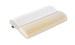 Träumeland T065101 kinderkussen Premium - ademend en meegroeiend kussen, polyester, voor gelijkmatige drukverdeling en optimale ondersteuning van de halswervelkolom, meerkleurig