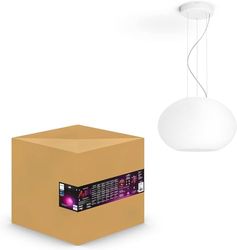 Philips Lighting Hue Flourish White and Color Ambiance Lampada da Sospensione LED Integrato, con Bluetooth, Connessa, 31 W, Bianco