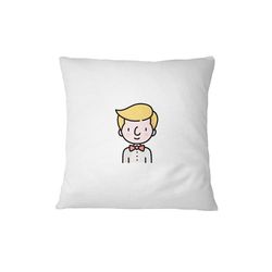 Bona Basics Funda de Almohada Decorativa, poliéster, Blanco 1, 45 x 45 cm