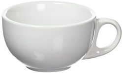 Olympia CB462 Whiteware Tazza per cappuccino 284 ml, Bianco, (Confezione da 12)