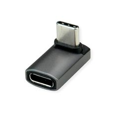 ROLINE USB4 Gen 3x2 adapter type C ST/BU, aluminium, 90°, breed, zilverkleurig