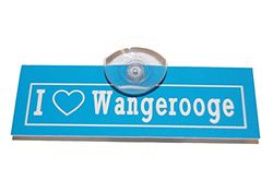 I Love Wangerooge Car Sign