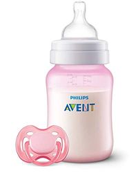 Philips Avent SCD809/02 Conjunto de biberão anti-colic, rosa