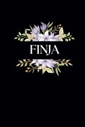Personalisiertes Notizbuch für Finja: Tolles Geschenk für Finja | Notizbuch für Mädchen und Frauen namens Finja