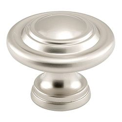 Prime-Line Products N 7372 Bi-Fold Door Knob, 1-11/16 in. Outside Diameter, Diecast, Satin Nickel Plated