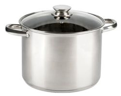 levitantes Marmite en acier inoxydable 18/10 Ø 22 cm, 6,8 L, idéale pour bouillir, cuire à la vapeur et préparer des ragoûts.