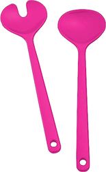 BRUNNER 0830039N.C10 Set Posate per Insalata Melamina, Rosso