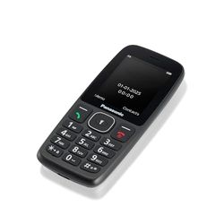 Panasonic KX-TF400EXB Telefono Cellulare 4G, VoLTE, 200 Ore di Standby, Ricarica USB-C, Display 2,4”, Bluetooth, Torcia LED, Fotocamera, Resistente all'Acqua IP44, Nero