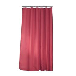 Douceur d'Intérieur, Rideau de Douche avec Crochets (180 x 200 cm) Quartz Framboise, Jacquard