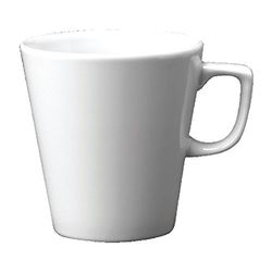 Churchill Super vitrifiée W002 Uni Ware Cafe Latte Mug, Blanc (lot de 12)