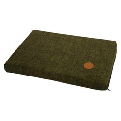JACK AND VANILLA, Colchón ergonómico de Espuma Duradera para Animales, Funda extraíble y Lavable, diseño Moderno, Dimensiones 45 x 73 cm, Color Verde, Modelo Timeless Manchester
