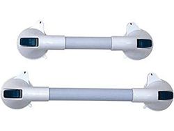 W.w.o. 1007 – Portable Handle with Suction Cups, 40 cm Long, White, Unisex