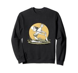 Divertido diseño de cabra Yoga I Baby Goat Sudadera