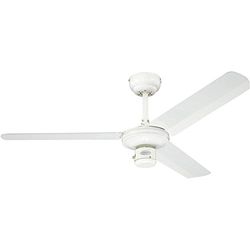Westinghouse Lighting cm Industrial 78337 Plafondventilator in witte uitvoering, uitvoering in wit met vleugels in wit